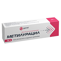 Метилурацил мазь 10% 25г