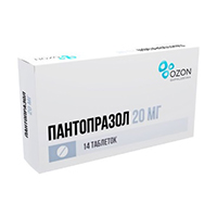 Пантопразол таблетки 20мг 14шт
