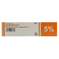 Диклоген гель 5% 100г