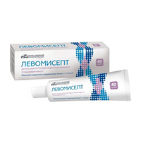 Левомисепт мазь 40мг/г+7.5мг/г 40г