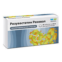 Розувастатин Реневал таблетки 20мг 30шт