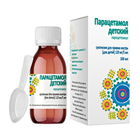 Парацетамол детский суспензия 120мг/5мл 100мл