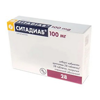 Ситадиаб таблетки 100мг 28шт