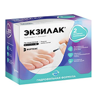 Экзилак лак для ногтей 4%+3% 10г 2шт