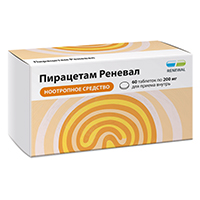 Пирацетам Реневал таблетки 200мг 60шт