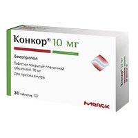 Конкор таблетки 10мг 30шт