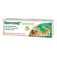Проктолиф Гамамелис мазь 30г