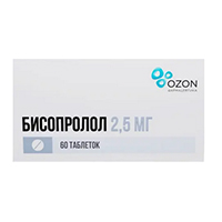 Бисопролол таблетки 2.5мг 60шт