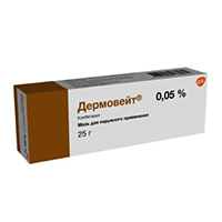 Дермовейт мазь 0.05% 25г