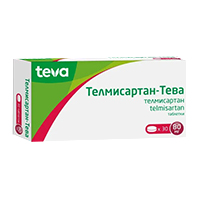 Телмисартан-Тева таблетки 80мг 30шт
