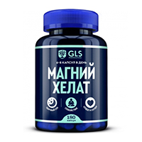 GLS Магний хелат капсулы 400мг 180шт