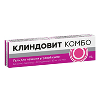 Клиндовит Комбо гель 50мг+10мг/г 15г