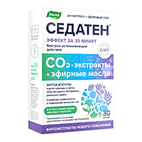 Седатен капсулы 0.3г 30шт