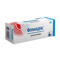 Фламадекс гель 2.5% 50г