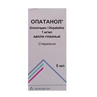 Опатанол капли 1мг/мл 5мл