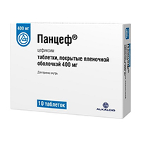 Панцеф таблетки 400мг 10шт