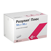 Розулип Плюс капсулы 10мг 10мг 90шт