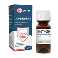Нафтифин раствор 1% 10мл