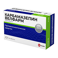 Карбамазепин Велфарм таблетки 200мг 50шт