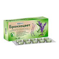 BioForte Бронхоцвет (Altlab Свободное дыхание, Шалфей, Эвкалипт, Мед) таблетки 750мг 30шт