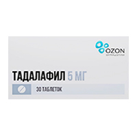Тадалафил таблетки 5мг 30шт