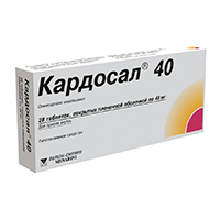 Кардосал 40 таблетки 40мг 28шт