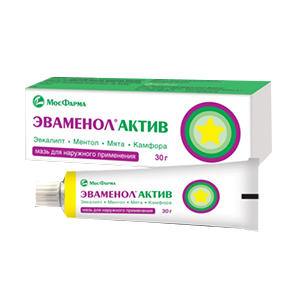 Эваменол Актив мазь 30г