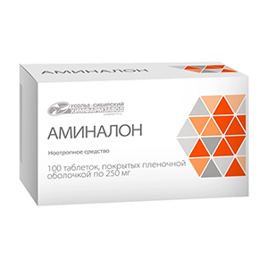 Аминалон таблетки 250мг 100шт