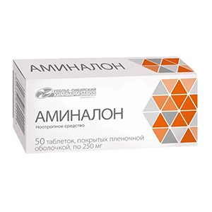 Аминалон таблетки 250мг 50шт