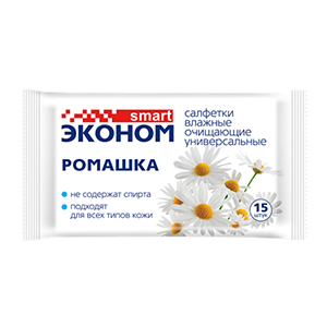 Эконом Smart салфетки 15шт