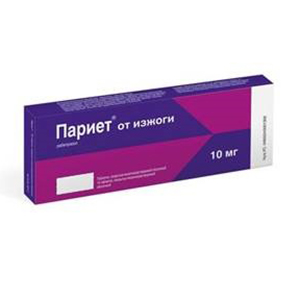 Париет таблетки 10мг 14шт