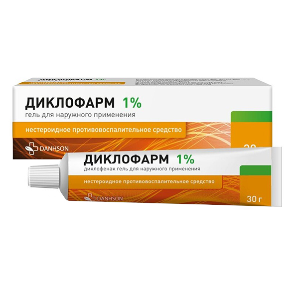 Диклофарм гель 1% 30г