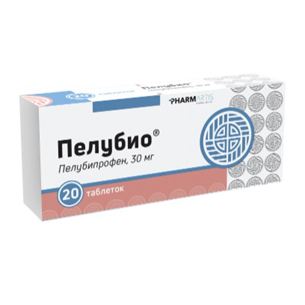 Пелубио таблетки 30мг 20шт