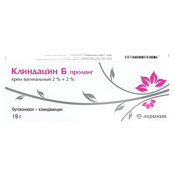 Клиндацин Б пролонг крем 2%+2% 19г