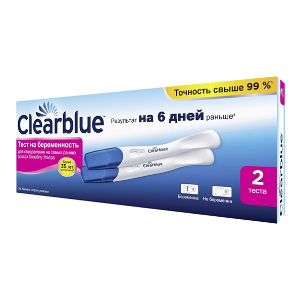 Clearblue Клиаблу Ультра тест 2шт