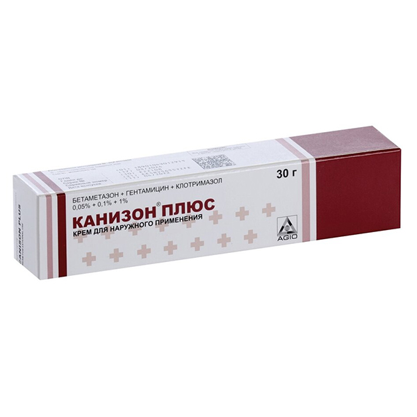 Канизон Плюс крем 0.05%+0,1%+1% 30г