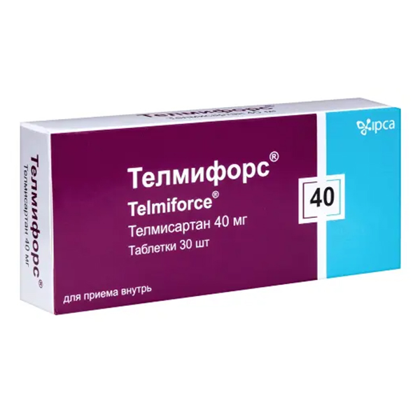 Телмифорс таблетки 40мг 30шт