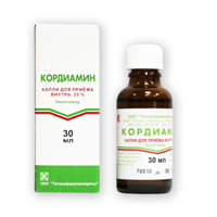 Кордиамин капли 25% 30мл