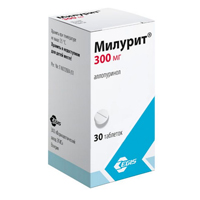 Милурит таблетки 300мг 30шт