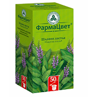 Шалфея листья сырье 50г