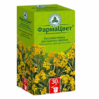 Бессмертника песчаного цветки сырье 30г
