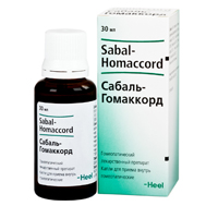 Сабаль-гомаккорд капли 30мл