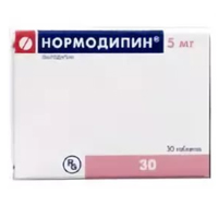 Нормодипин таблетки 5мг 30шт