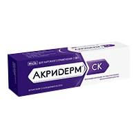 Акридерм СК мазь 0.05%+3% 30г