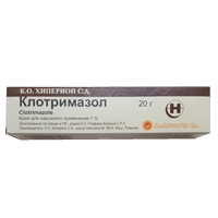 Клотримазол крем 1% 20г
