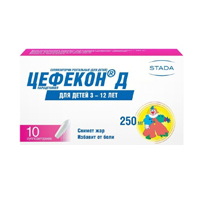 Цефекон Д суппозитории 250мг 10шт