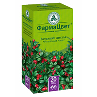 Брусники листья сырье 1.5г 20шт