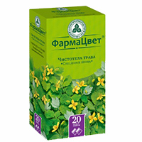 Чистотела трава сырье 1.5г 20шт