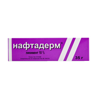 Нафтадерм линимент 10% 35г