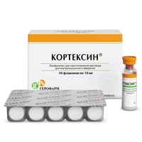 Кортексин лиофилизат для инъекций 10мг 22мг 10шт